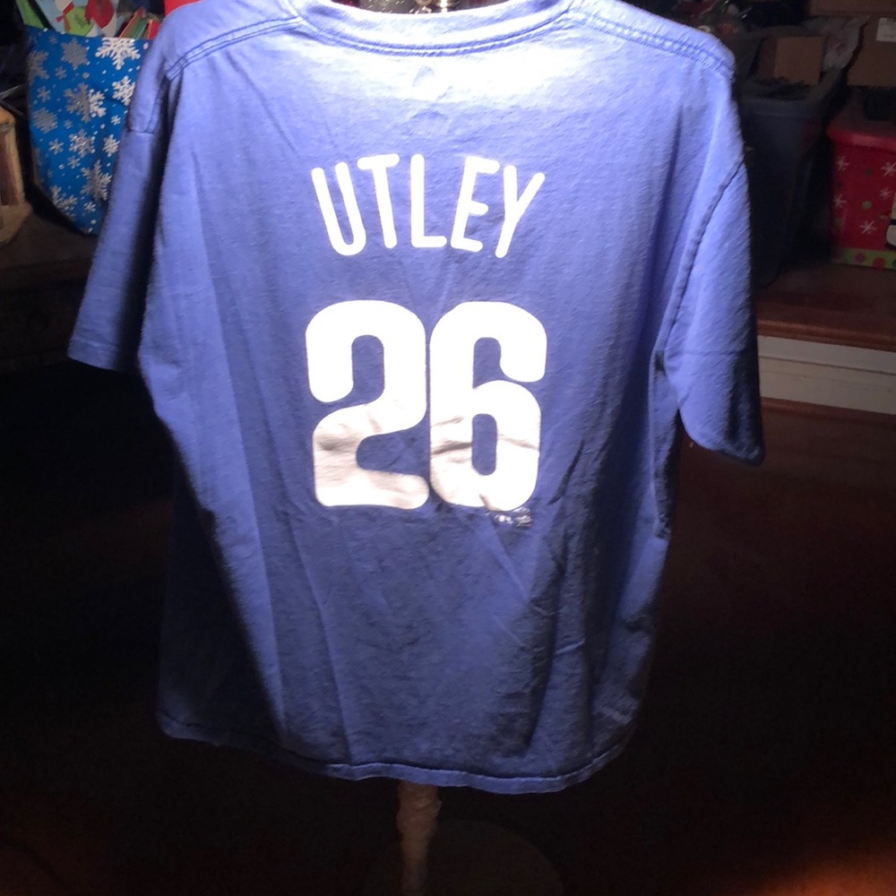 Rare!Classic: Phillies Chase Utley Jersey  T-Shirt